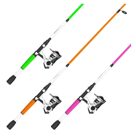 Zebco Roam Spinning Combo, Pink/Green/Orange - Online Outfitters Canada