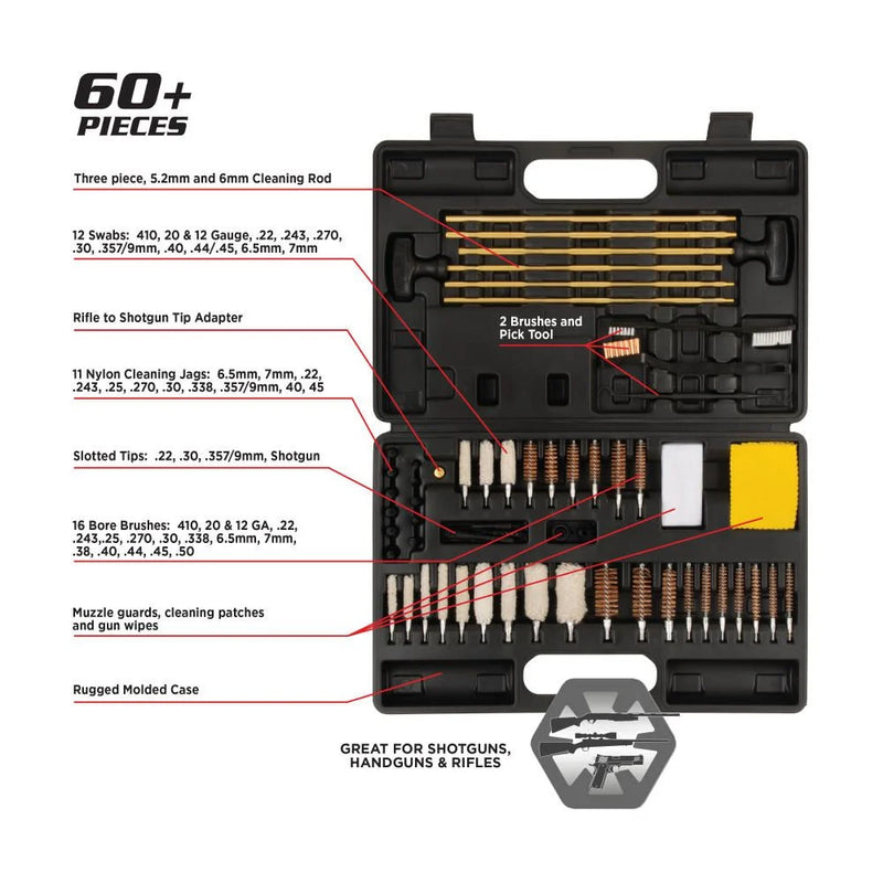 Load image into Gallery viewer, Allen 60pcs Universal Gun Cleaning Kit
