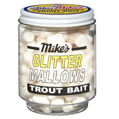 Mike’s Glitter Glo Mallows – White/Anise