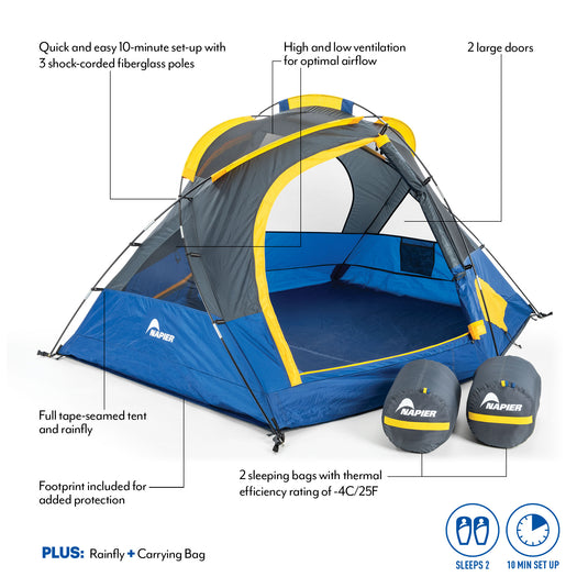 Napier Lite Pack Camping Bundle