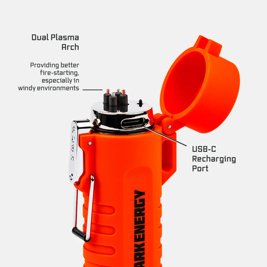 Plasma Lighter (Flameless, Windproof, USB Rechargeable)