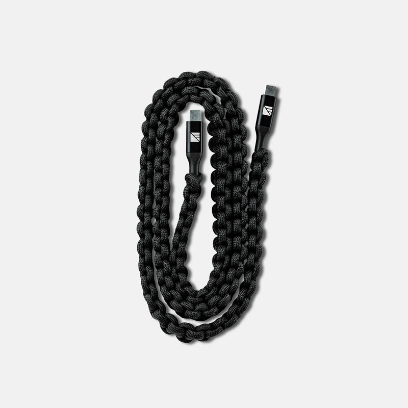 Load image into Gallery viewer, Paracord USB-C to USB-C Charging Cable (3 ft, 60W PD)
