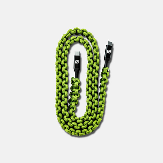 Paracord USB-C to USB-C Charging Cable (3 ft, 60W PD)