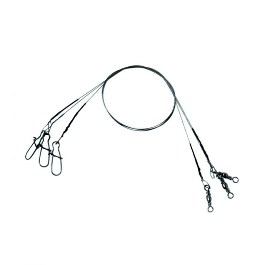 Eagle Claw 8" Wire Micro Leader, 27 lbs, 3 Pack - Online Outfitters Canada