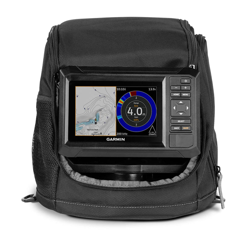 Load image into Gallery viewer, ECHOMAP™ UHD2 Keyed 5&quot; Ice Fishing Bundle Includes ECHOMAP™ UHD2 55cv and Dual Beam - IF Transducer - Online Outfitters Canada
