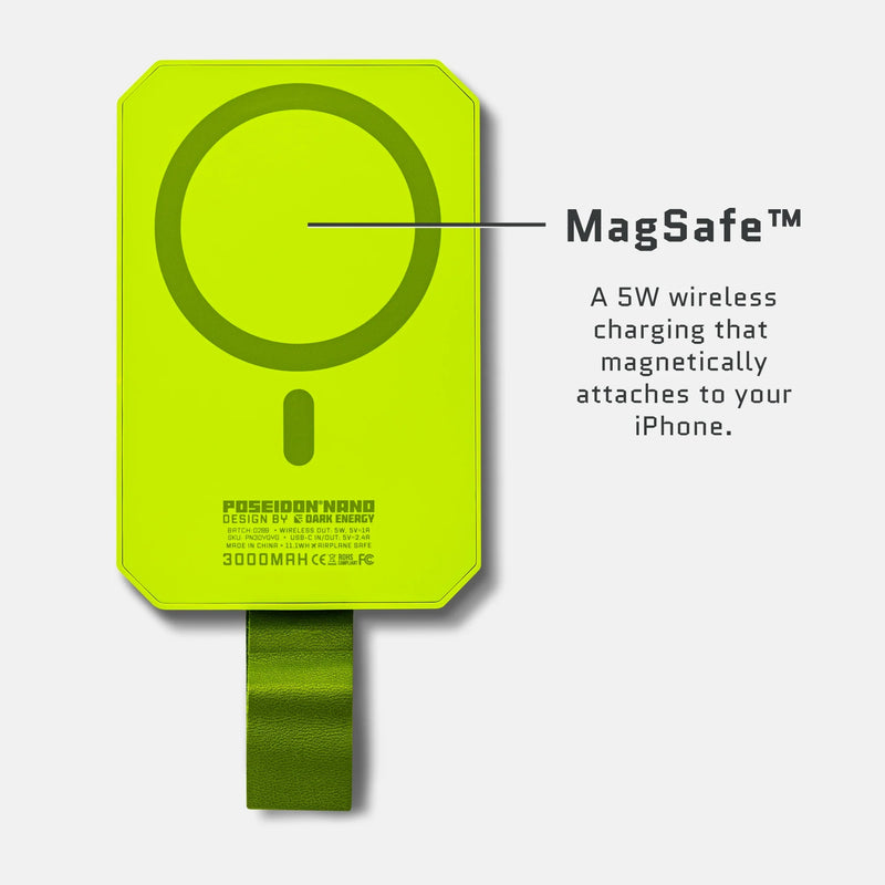 Load image into Gallery viewer, Poseidon Nano 3,000 mAh MagSafe Power Bank

