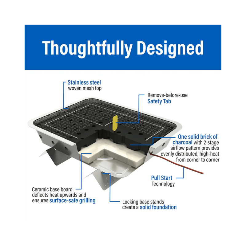 Load image into Gallery viewer, Pull Start Fire Grill - Online Outfitters Canada
