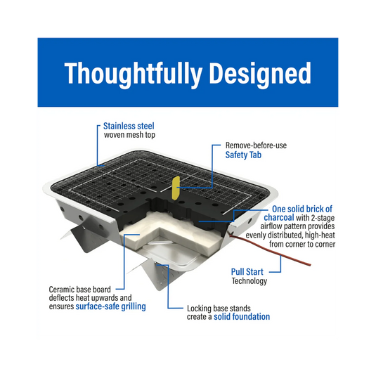 Pull Start Fire Grill
