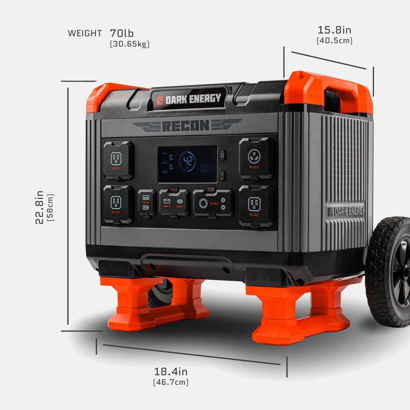 Load image into Gallery viewer, Recon 2000 Portable Solar Generator (2,016Wh, 2,400W)
