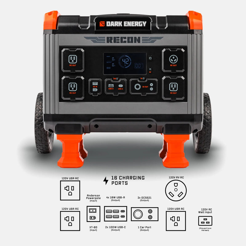 Load image into Gallery viewer, Recon 2000 Portable Solar Generator (2,016Wh, 2,400W)
