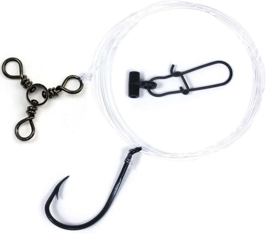 Sea Striker Striper Eel Rig Black Octopus Hook, 3 - Way - Online Outfitters Canada